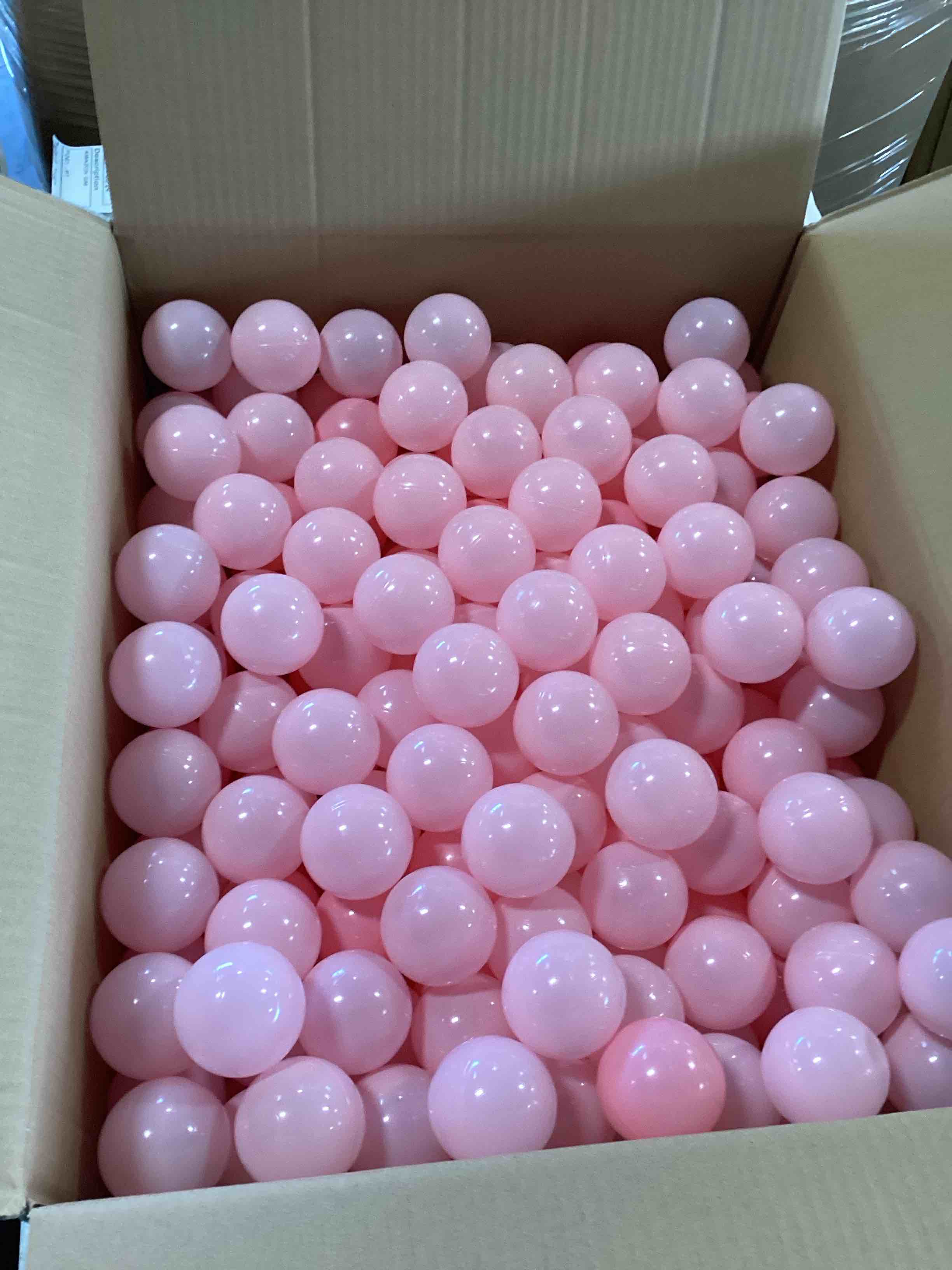 Libima 400 Pcs Colorful Pit Pool Ball Soft Plastic Ocean Ball 2.2'' Plastic Pit Kid Ball for Baby Toddlers Kids Birthday Macaron Mermaid Party Decoration(Lovely Colors)