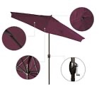 North Bend 9-foot Crank Open Auto-tilt Bronze Finish Patio