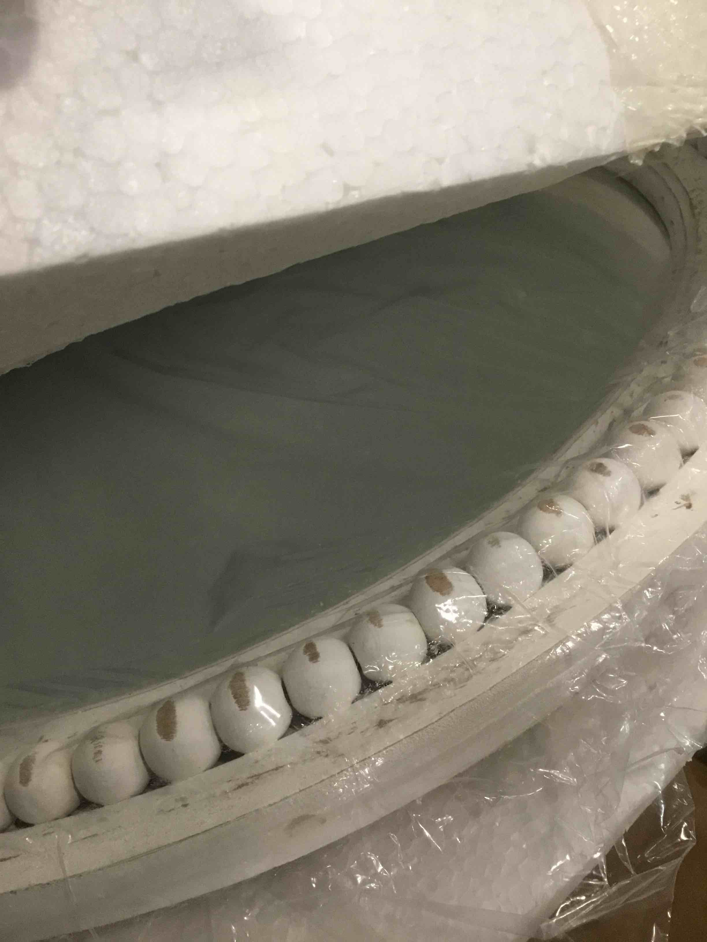 dwellington Rustic Round Wall Mirror, 24 Inch Wood Circle Mirror with