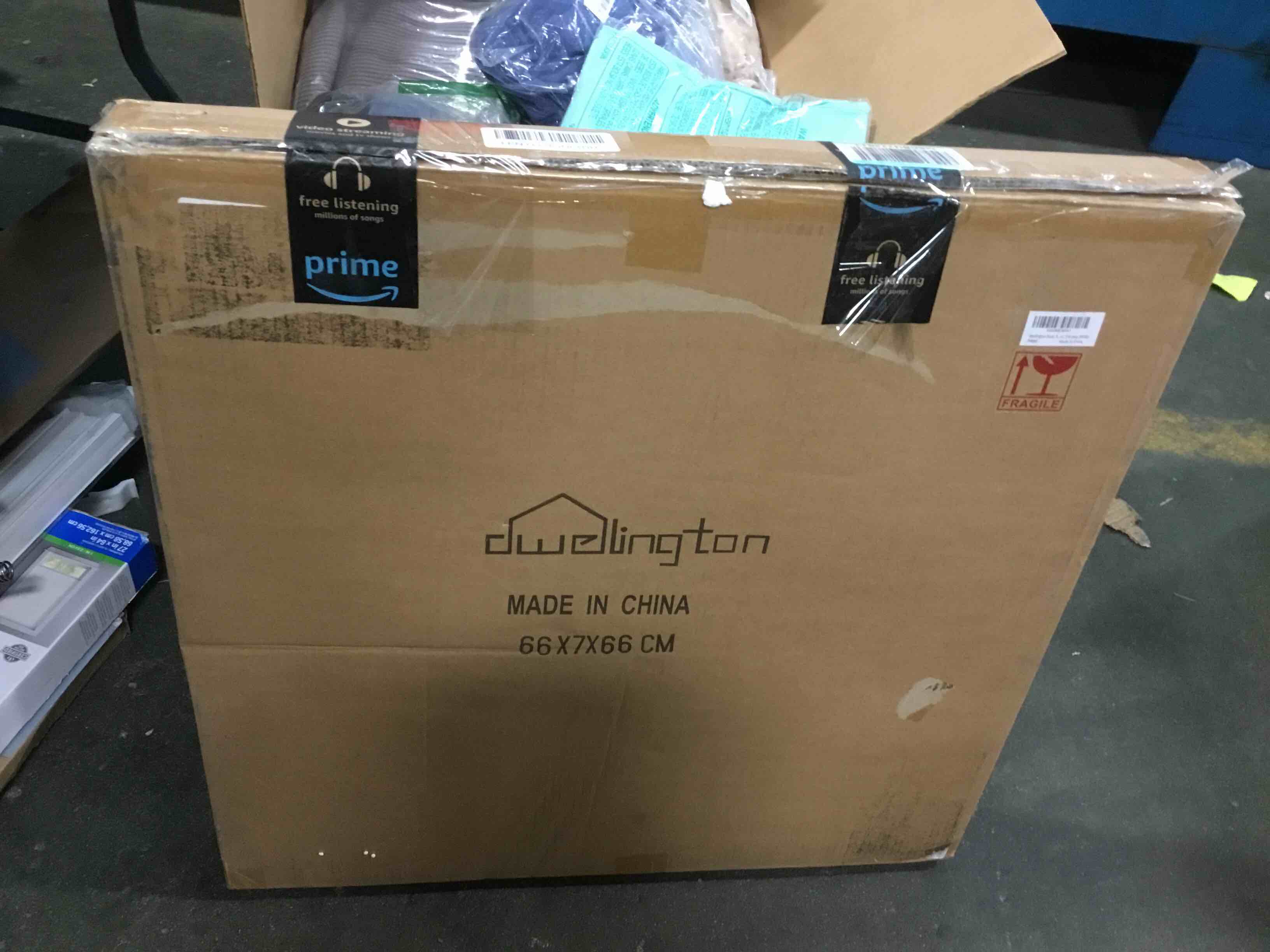 dwellington Rustic Round Wall Mirror, 24 Inch Wood Circle Mirror with