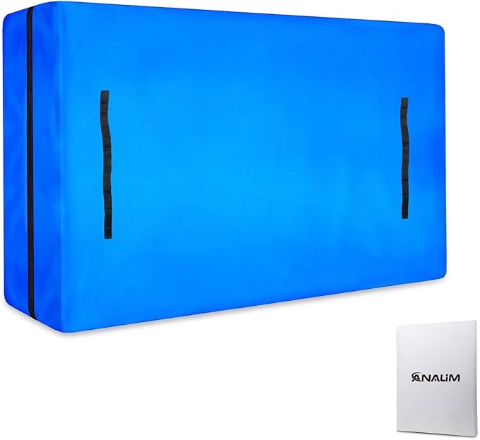 TICONN Mattress Bags with Handles& Zippers, Blue, Queen