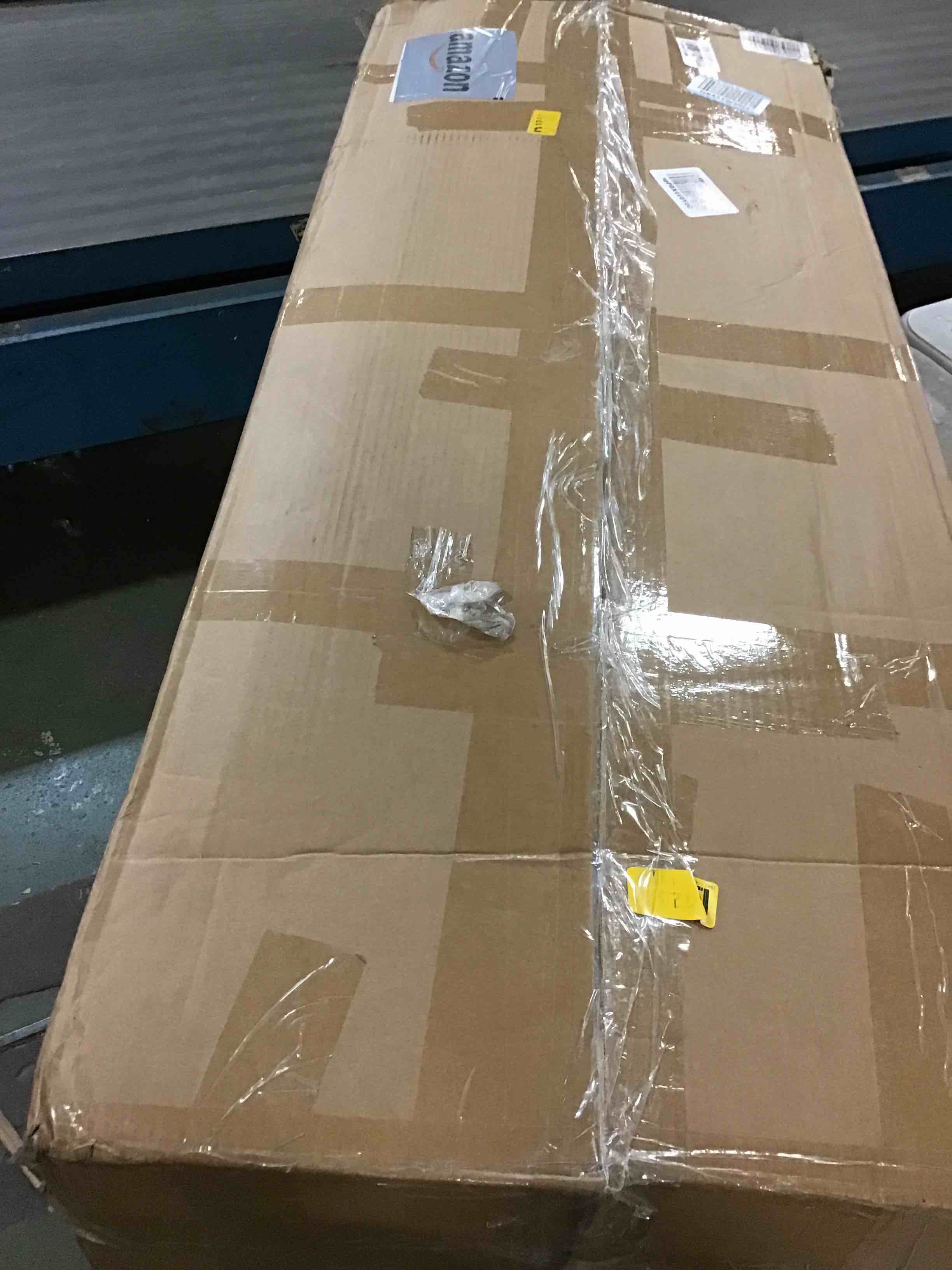 HOMBAZAAR Modern Entryway Table, Glass Entrance Sofa Table with Oval