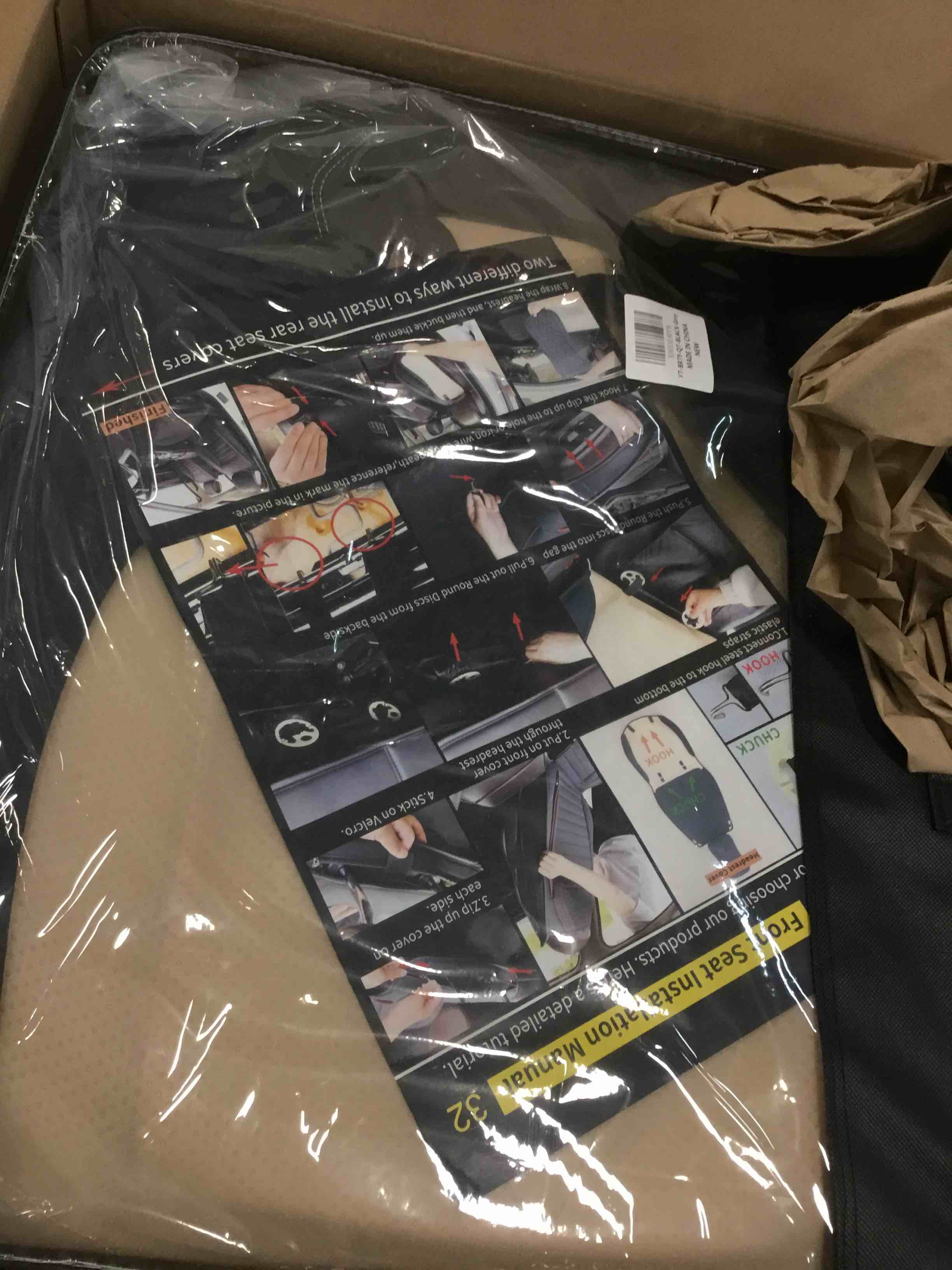 Aierxuan Leather Car Seat Covers Universal Fit Toyota Highlander