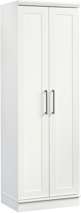 Sauder HomePlus Storage Cabinet/ Pantry cabinets, Soft White finish
