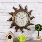 FirsTime & Co. Copper Sundeck Outdoor Wall Clock  Rustic  Analog  19 x 1.75 x 19 in