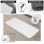 Microfiber Polyester Double Sink Bath Mat Runner - 48"L x 20"W