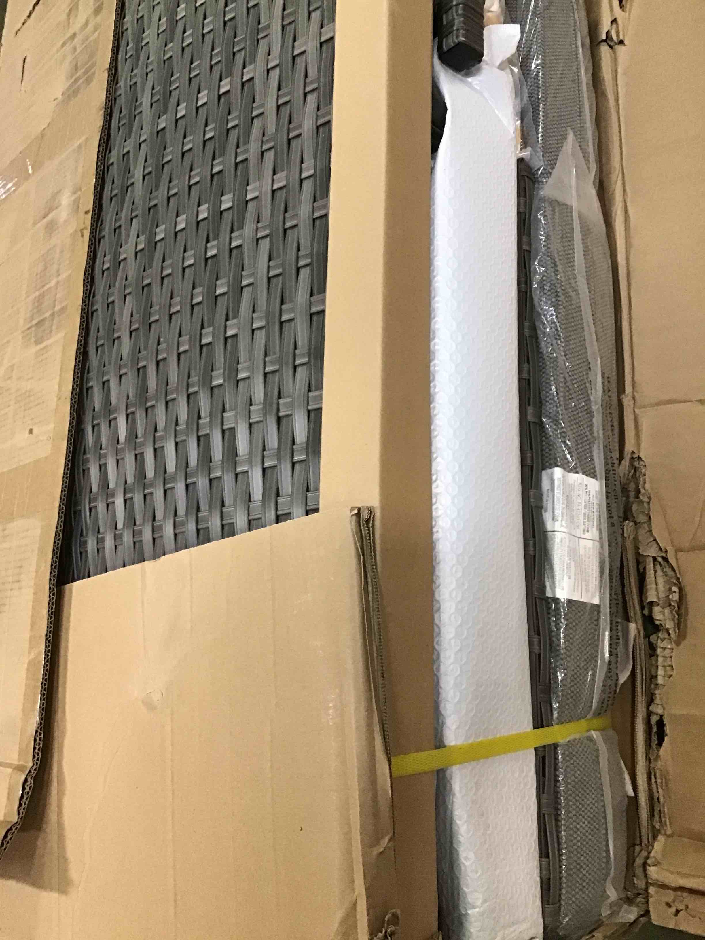 box)) ovios Patio Furniture Set, 5 Pieces Outdoor Wicker