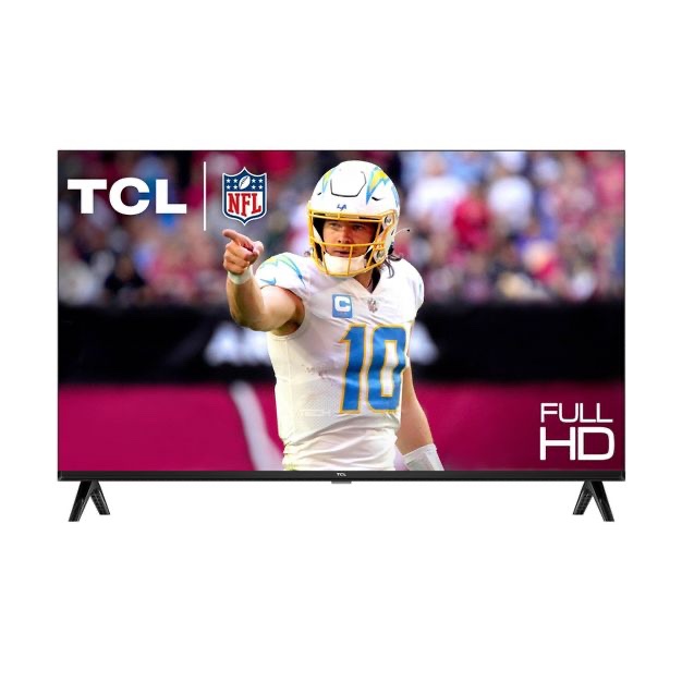 (defective, lines running through screen as pictured) 40S35OR TCL - 40" Class S3 S-Class LED Full HD Smart TV with Google TV (2023)