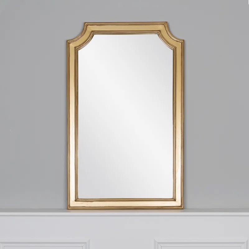 Abasi Rectangle Wood Wall Mirror