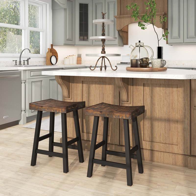 Sujin Solid Wood Stool