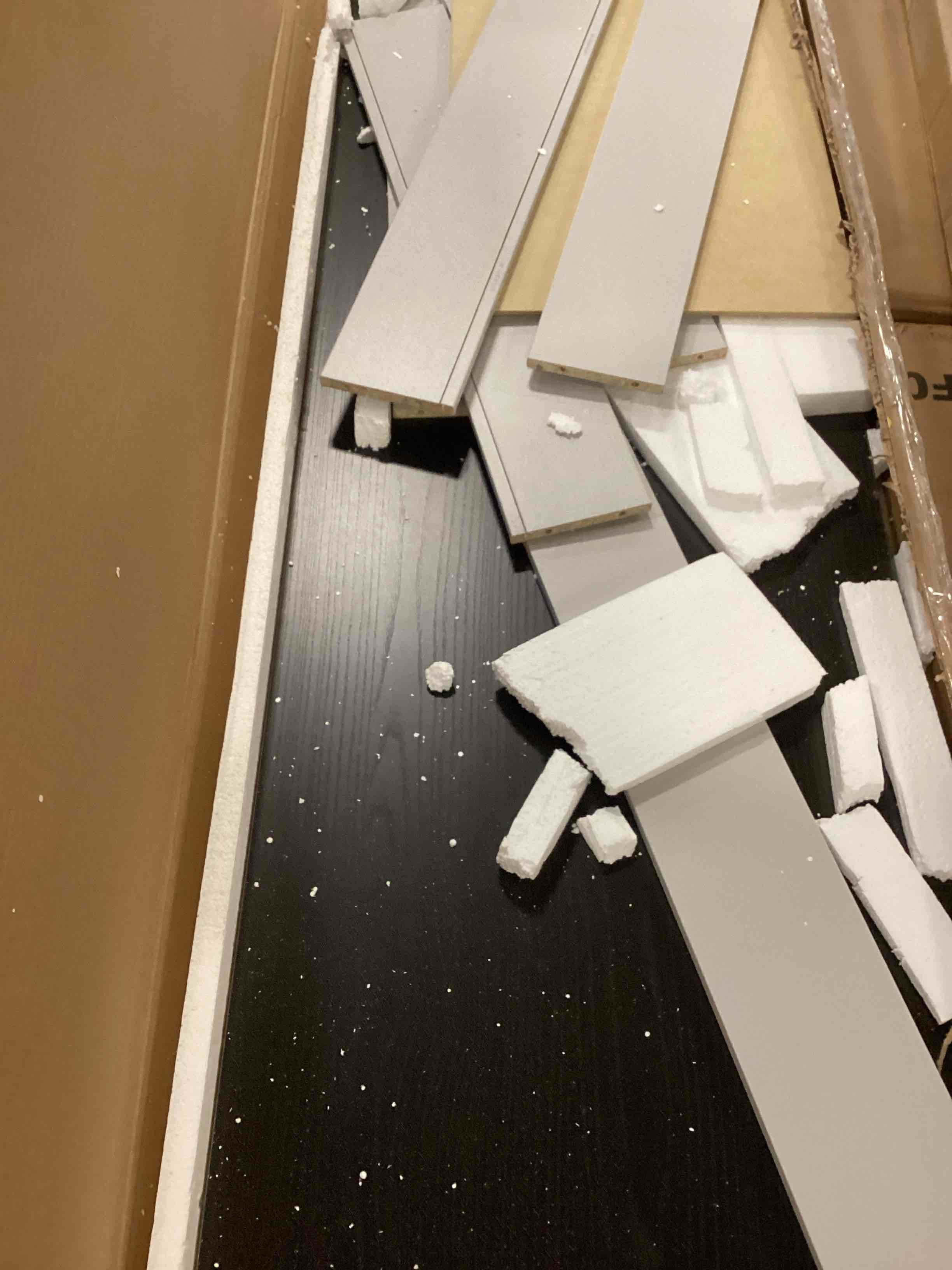 ( incomplete) Double Dresser 6 Drawers Box 2/2-Top, Rails/Plinths, Drawer Fronts, Drawer Bottoms, Back Panel