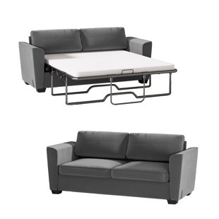 54'' Velvet Sleeper Loveseat Sofa with Pull Out Bed