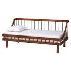 Baxton Studio Helio Mid-Century Modern Walnut Brown Finished Wood Twin Daybed. ( box 2 of 2 )