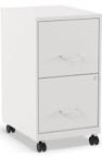 Adelmis 2-Drawer Mobile Vertical Filing Cabinet