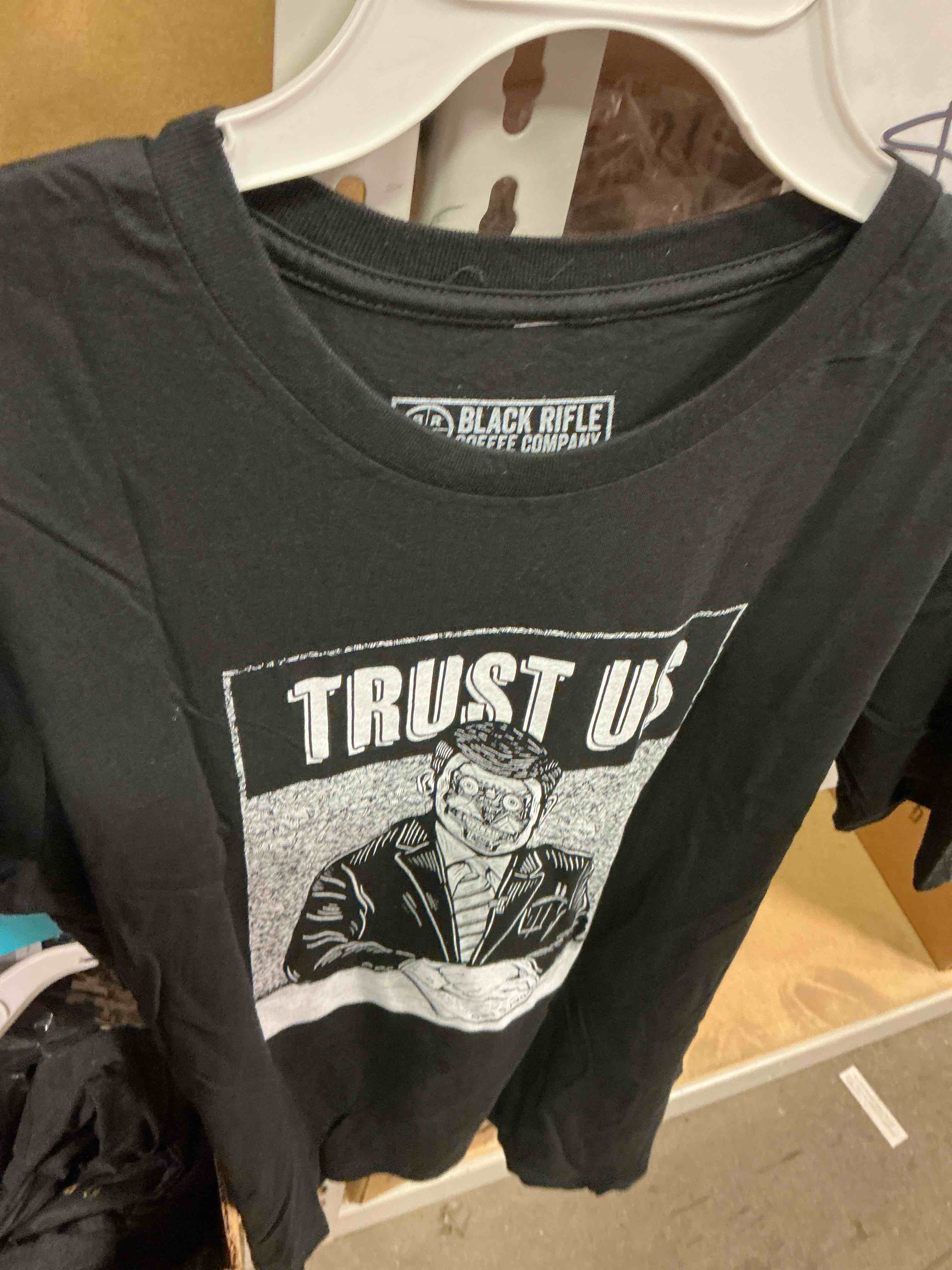 Black Rifle coffee company (TRUST US) T-shirt (Size Medium)