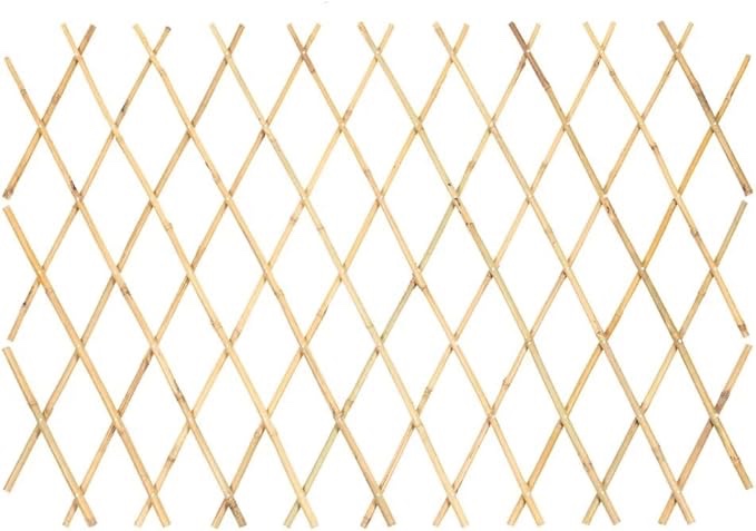 Mininfa Expandable  Trellis, Expandable Fence 48 by 72 inch,  Lattice Fence for Dog, Pet, Climbing Plants, Vine, Ivy, Rose