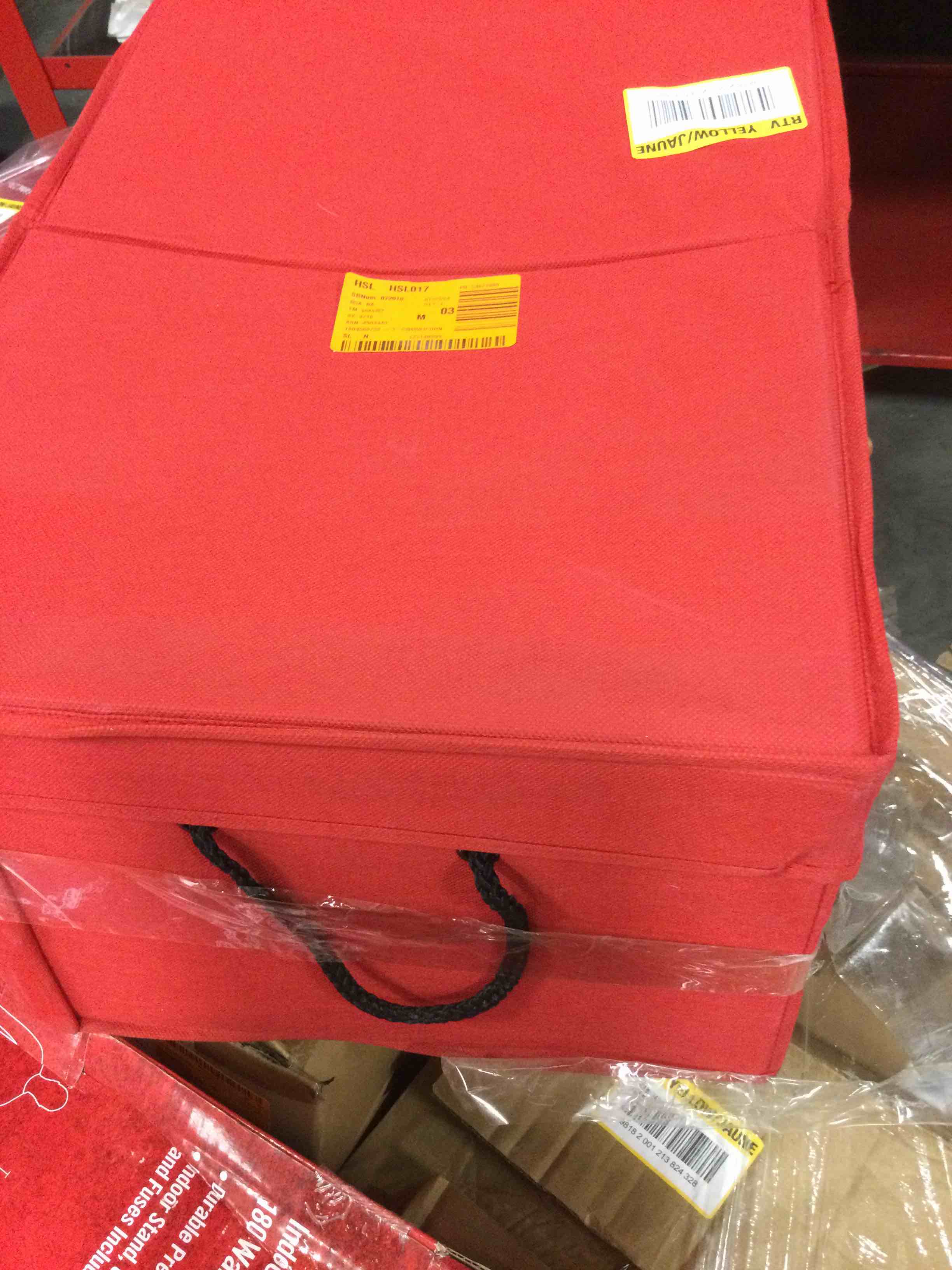 Santa's Bags [Christmas Ornament Storage Box with Dividers] - (Holds 48 Ornaments up to 3 Inches in Diameter) | Acid-Free Removable Trays with Separators | 2 Removable Trays