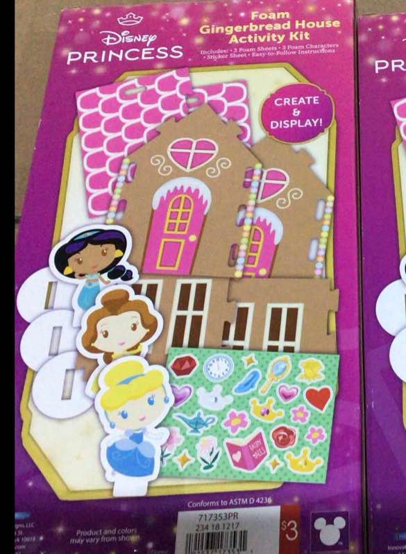 Disney Princess Foam House Activity Kit, Child Age 3+