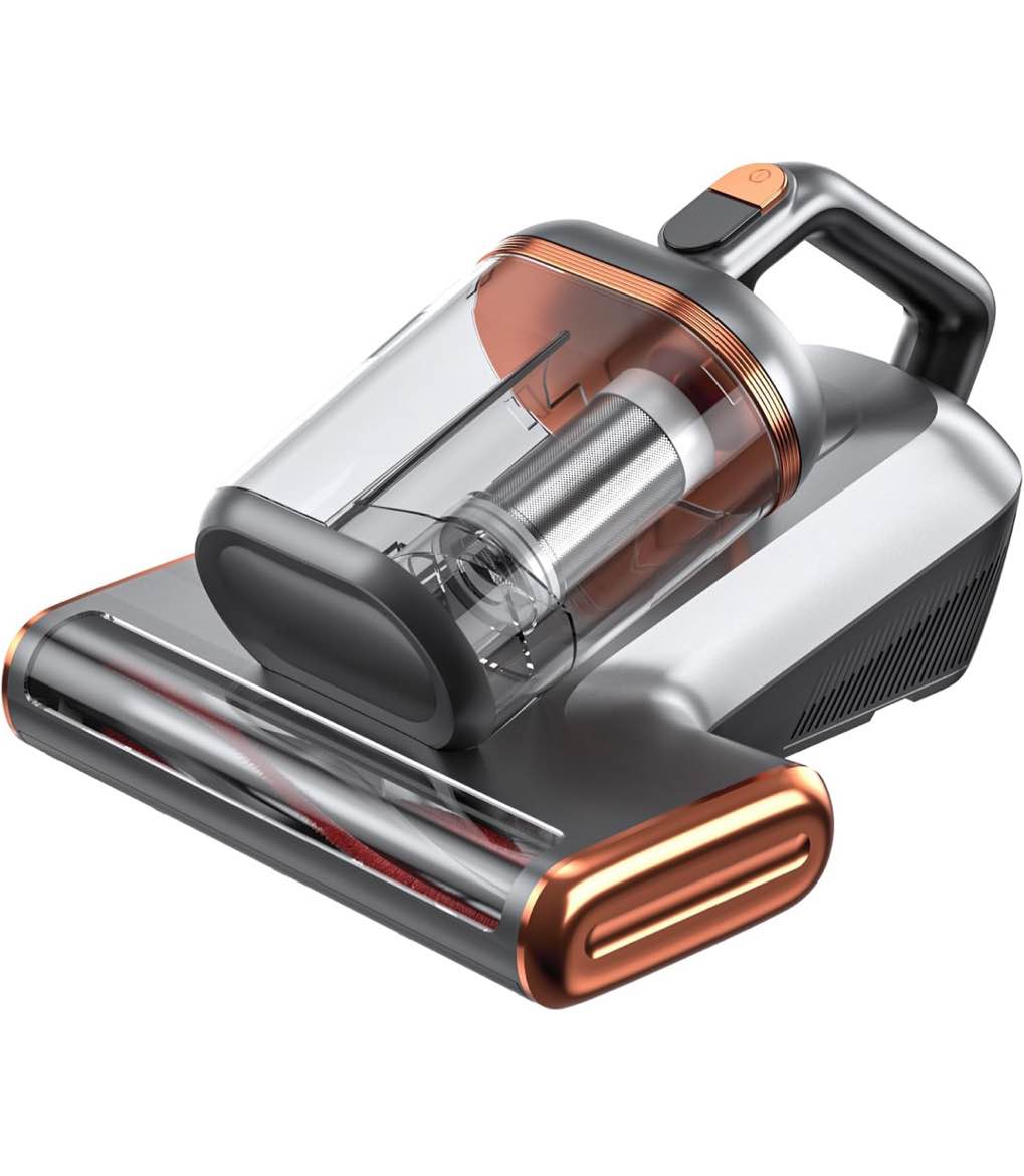 Mattress Vacuum cleaner with 400 W/15 Kpa Powerful Double Cup suction, 99.9% filtration for Bed With UV And Ultrasound