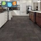 Overlook Slate 22 MIL x 11.9 in. W x 23.8 in. L Click Lock Waterproof Vinyl Tile Flooring (17.7 sqft/case)See Description 