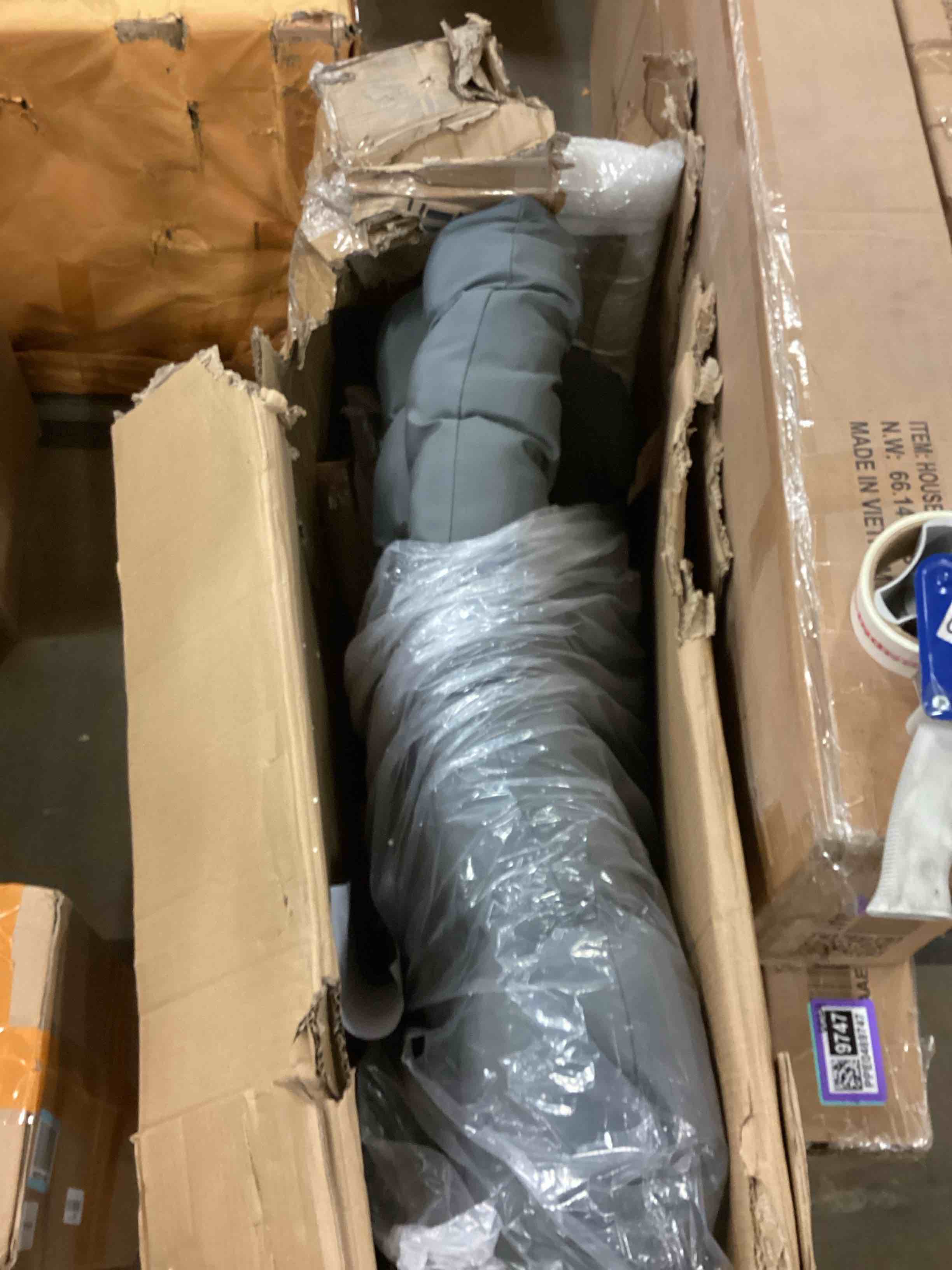 Black Wicker Hanging Egg Chair with Stand and Dark Grey Cushion