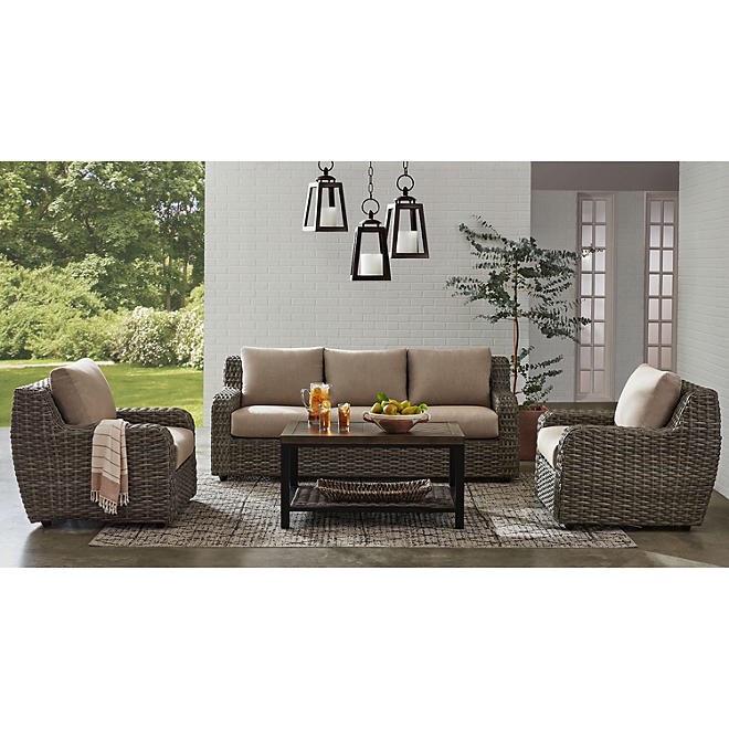 Member's Mark Athena 4-Piece Deep Seating Complete Set 