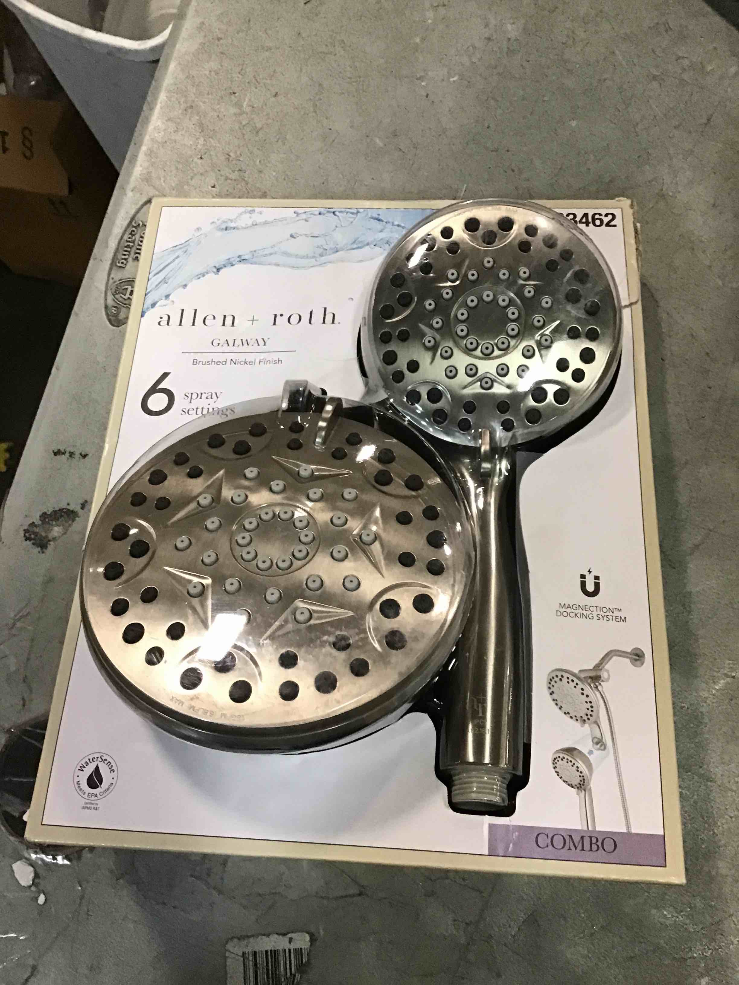 Allen Roth Galway model 5283462 allen + roth Galway Brushed Nickel