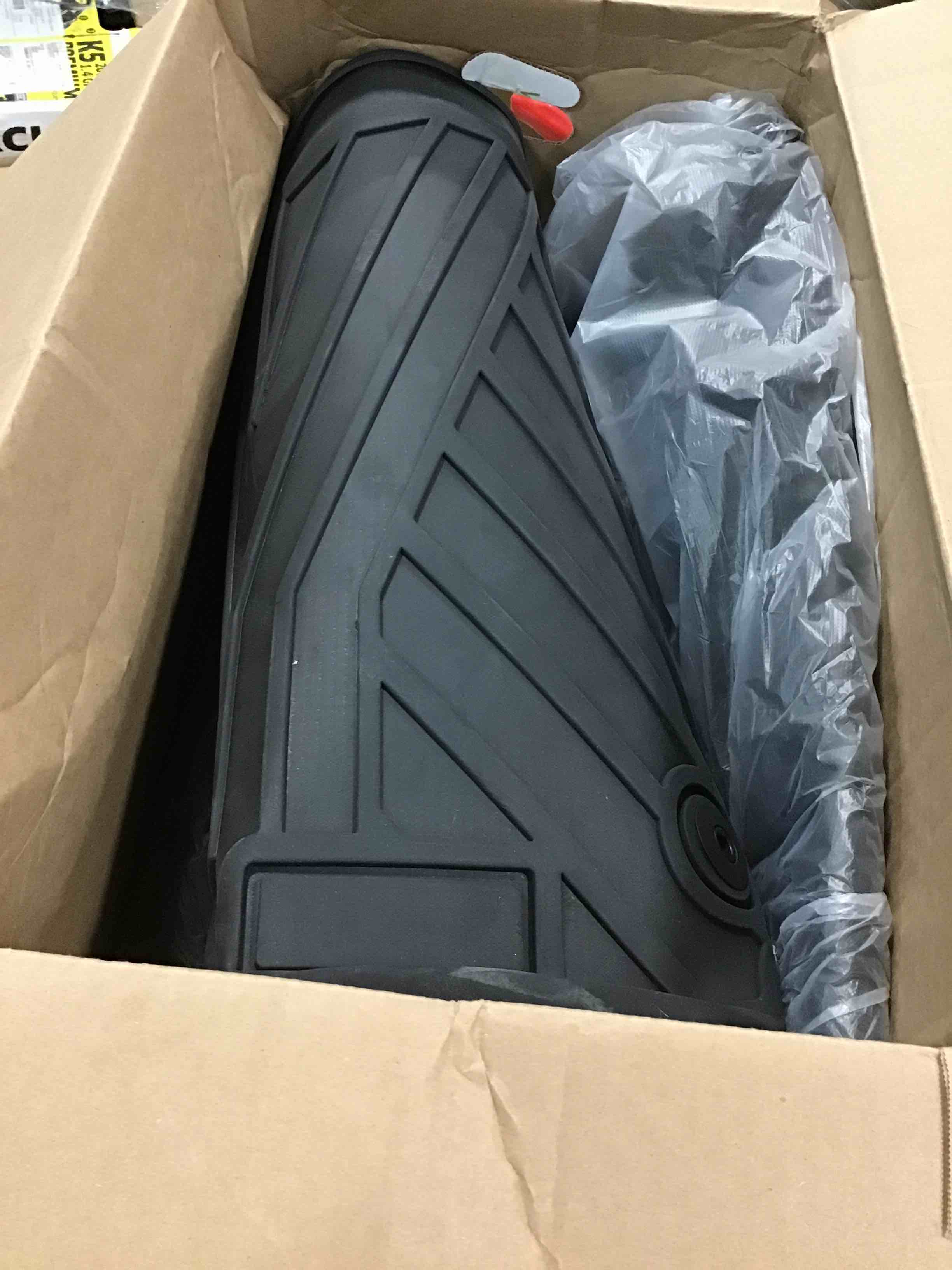 Powerty Floor Mats for 2023 2024 2025 Hyundai Ioniq 6 Accessories All Weather Floor Liner 3D TPE 1st & 2nd Row Floor Mat Heavy-Duty Floor Liners Hyundai Ioniq 6 2023-2025