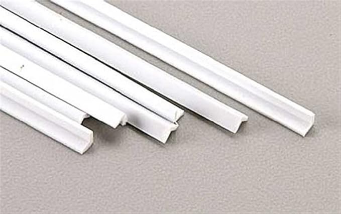 (quantity 9 units) Plastruct AFS-4 Angle1/8 7 PLS90504 Plastic Building Supplies