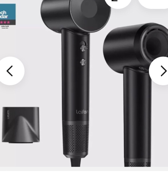 Laifen Swift High Speed Hair Dryer - LF03-BLS-US - Black - Factory Sealed