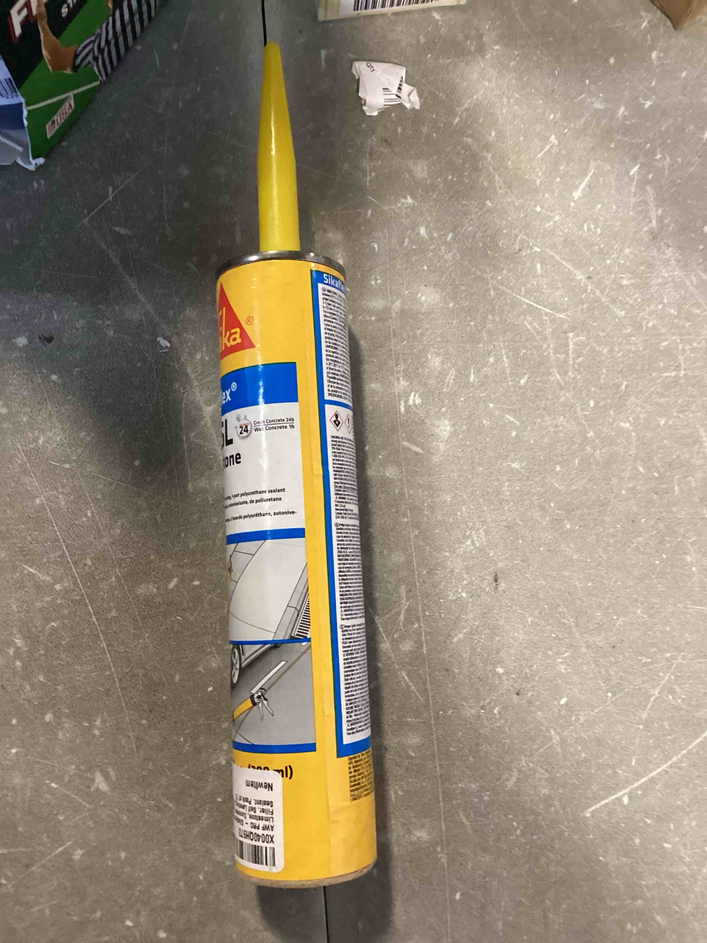 AWF PRO Sikaflex 1C SL 10 oz Limestone, Concrete Expansion Joint Filler.