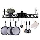 Kitchen S'Hook Wall Mounted Pot Rack