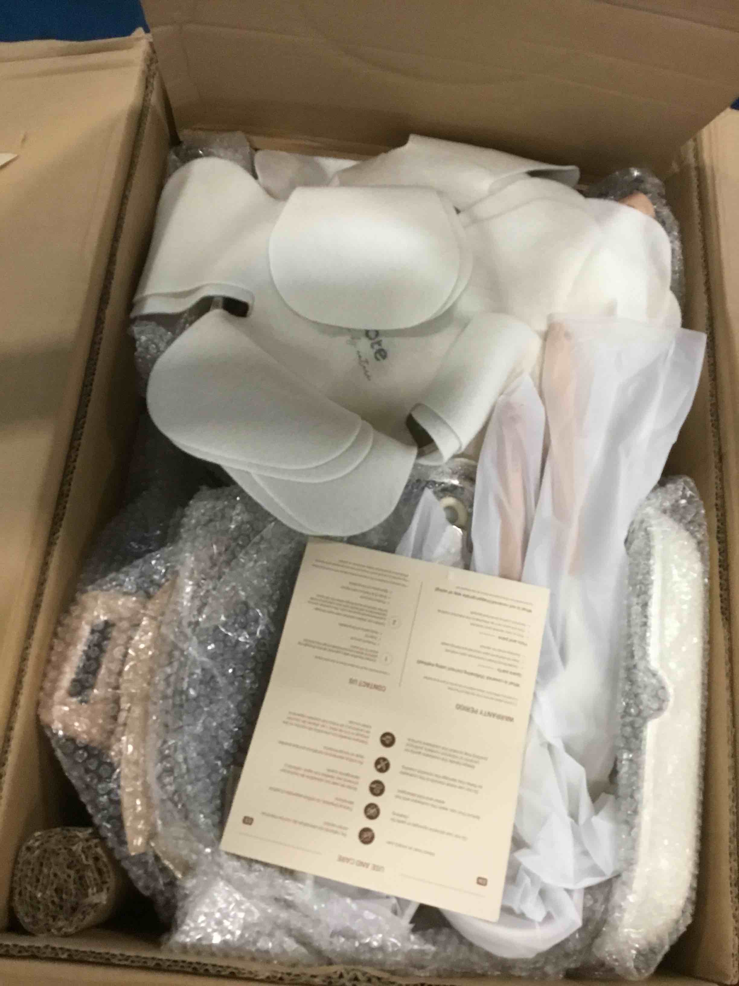 CAROTE 22pcs Pots and Pans Set Nonstick, Cookware Set White Granite