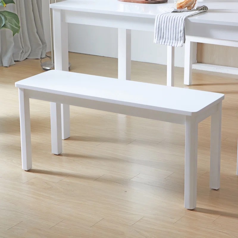 Sconiers Modern Farmhouse Rectangular Wooden Bench