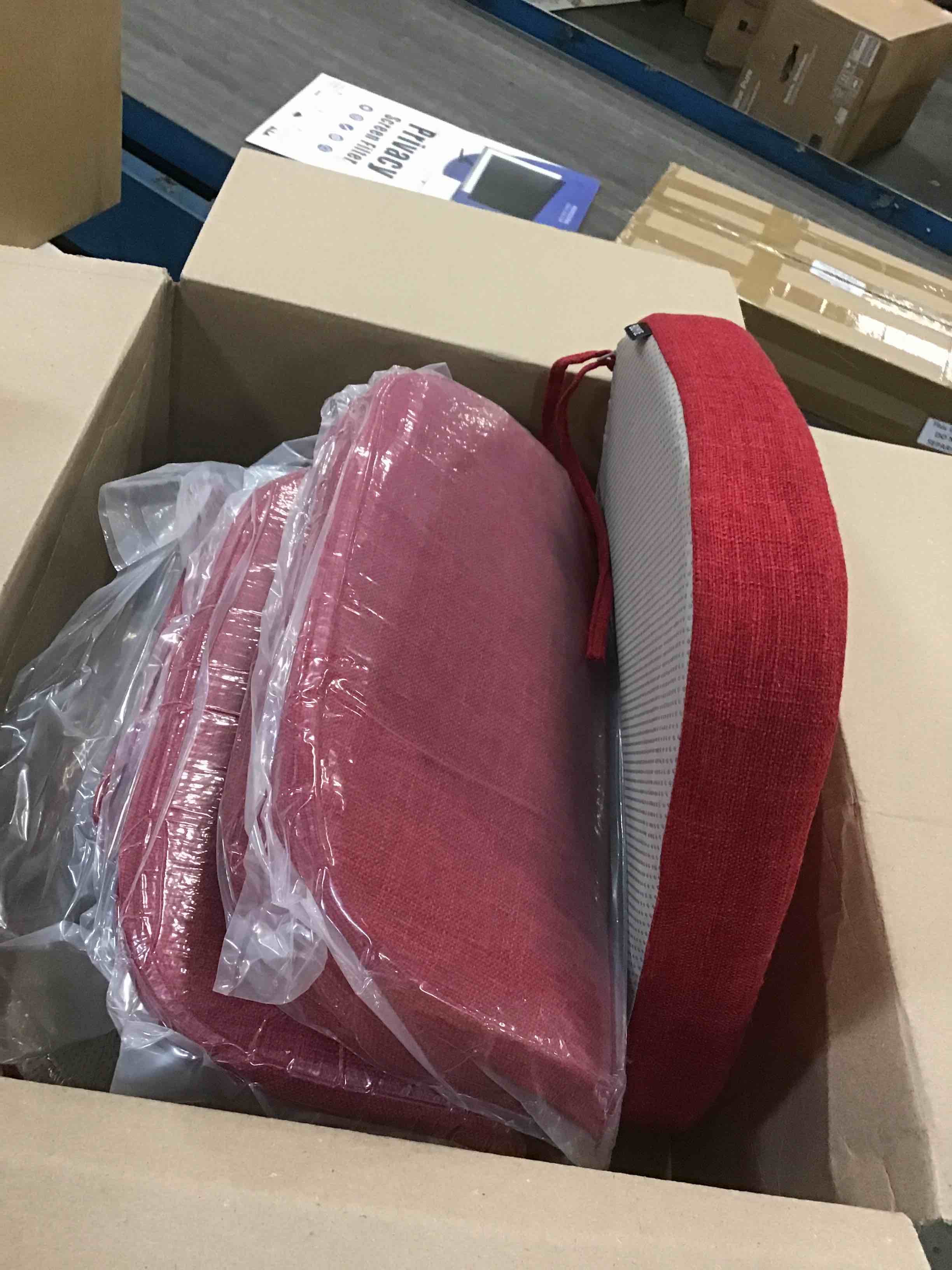 Shinnwa Chair Cushion with Ties for Dining Chairs [17 x 16.5 Inches