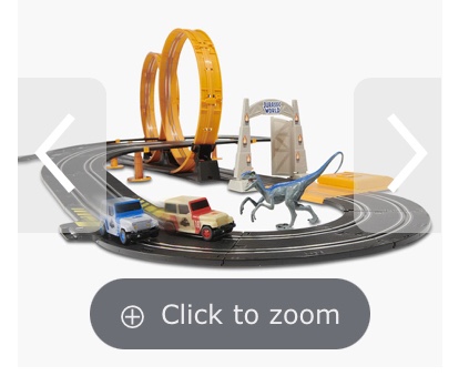 The Jurassic World Double Loop Raceway