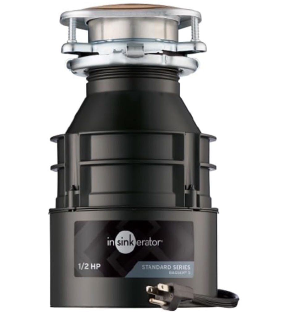 InSinkErator Badger 5XL Garbage Disposal, 1/2 HP, Made In USA, Standard Series