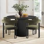 Dulcine Velvet Upholstered Armchair (Set of 2)