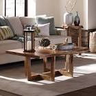 Alica Solid Wood Sled Coffee Table