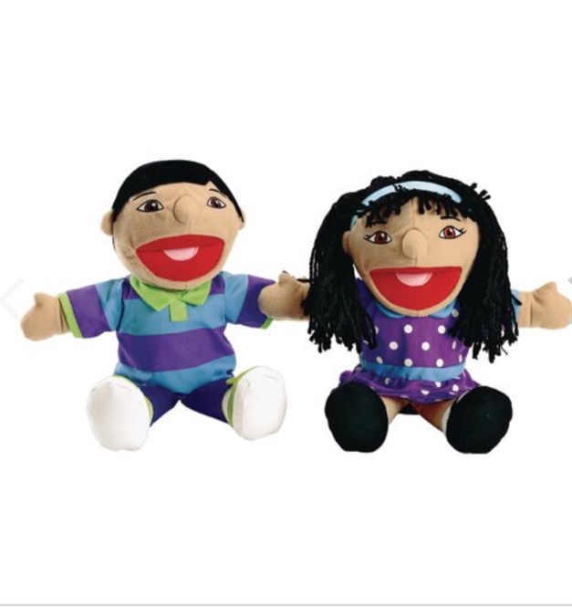 Excellerations® Asian Girl & Boy Puppet Pair