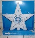 Holiday Time 16.25" Led Light Christmas Tree Topper Rotating Star Red Green Blue