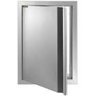 Luffioner BBQ Outdoor Kitchen Doors,31W x 24H Inch Double BBQ Access Door,Rust-Proof Thickened Plate 304 Stainless Steel Access Door for Outdoor Kitchen, BBQ Island,Grilling Station (31W x 24H)