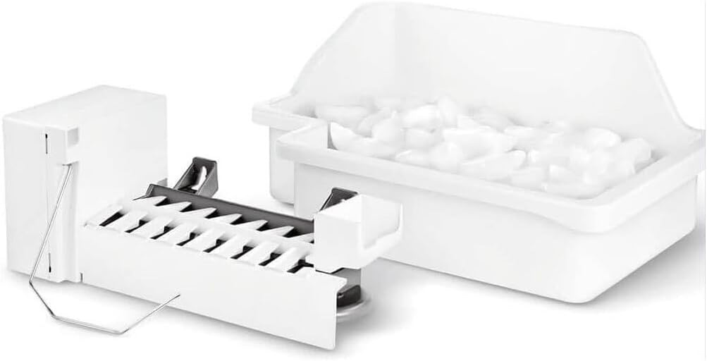Midea Kit de máquina de hielo para refrigerador de montaje superior, compatible con refrigeradores Midea de montaje superior, montaje inferior y Midea Kit de máquina de hielo para refrigerador de montaje superior, compatible con refrigeradores Midea de montaje superior, montaje inferior y congelador de puerta francesa de 18 pies cúbicos de puerta francesa de 18 pies cúbicos