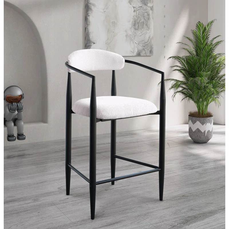 Boucle Bar Stools Set of 2 (Set of 2)