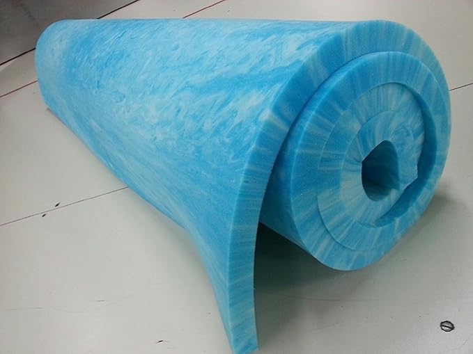Cubrecolchón con memoria de gel, tamaño King, 76 x 80 x 2 pulgadas, certificado CertiPUR