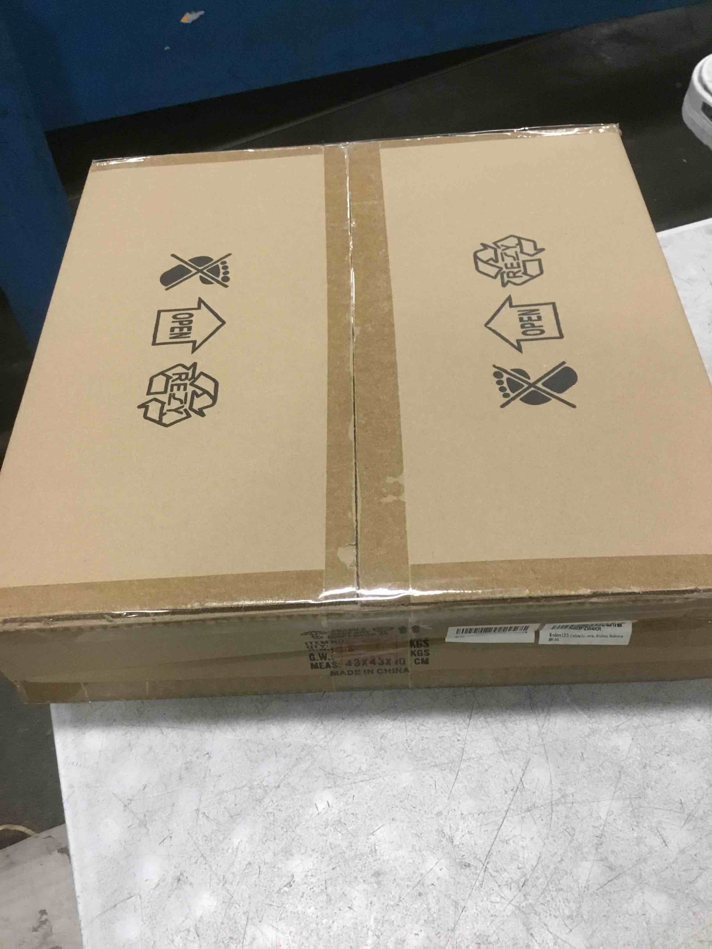 Modern LED Ceiling Light, 28W Flush Mount Ceiling Lamp, 22 Inch 6000K Black Light Fixture for Living Room, Dining Room, Kitchen, Bedroom