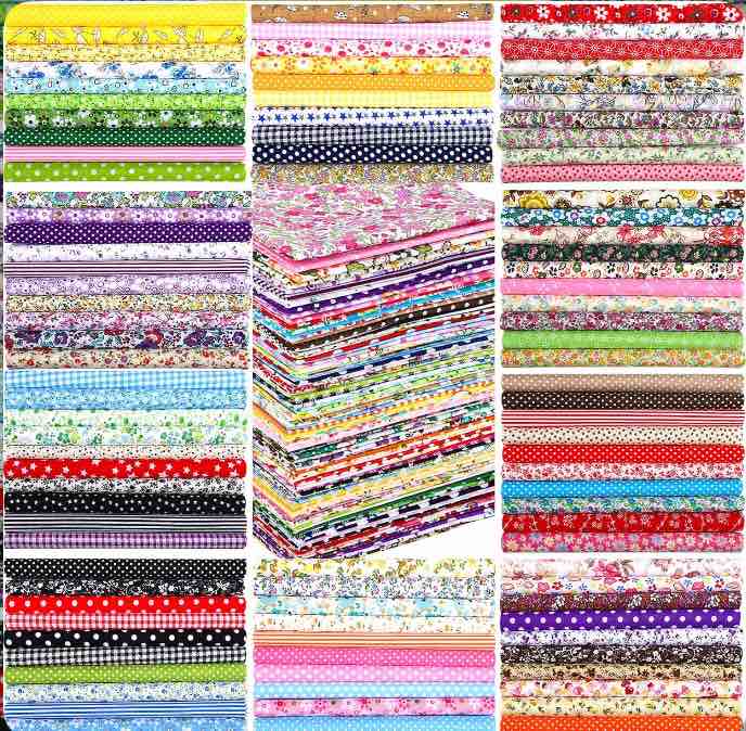 similar to the photo reference- Kingdder 200 Pcs 6 x 22 Inch Cotton Fabric Squares for Sewing Craft Fat Quarters Bundle Squares Patchwork Fabric for DIY Crafts Scrapbooking Cloths Handmade Accessory (Cartoon)