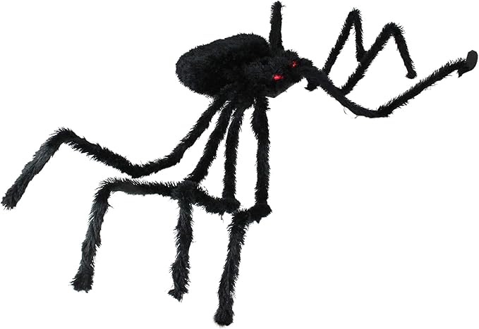 Northlight Lighted Spider Eyes Halloween Decoration - 44" - Black - Red Lights