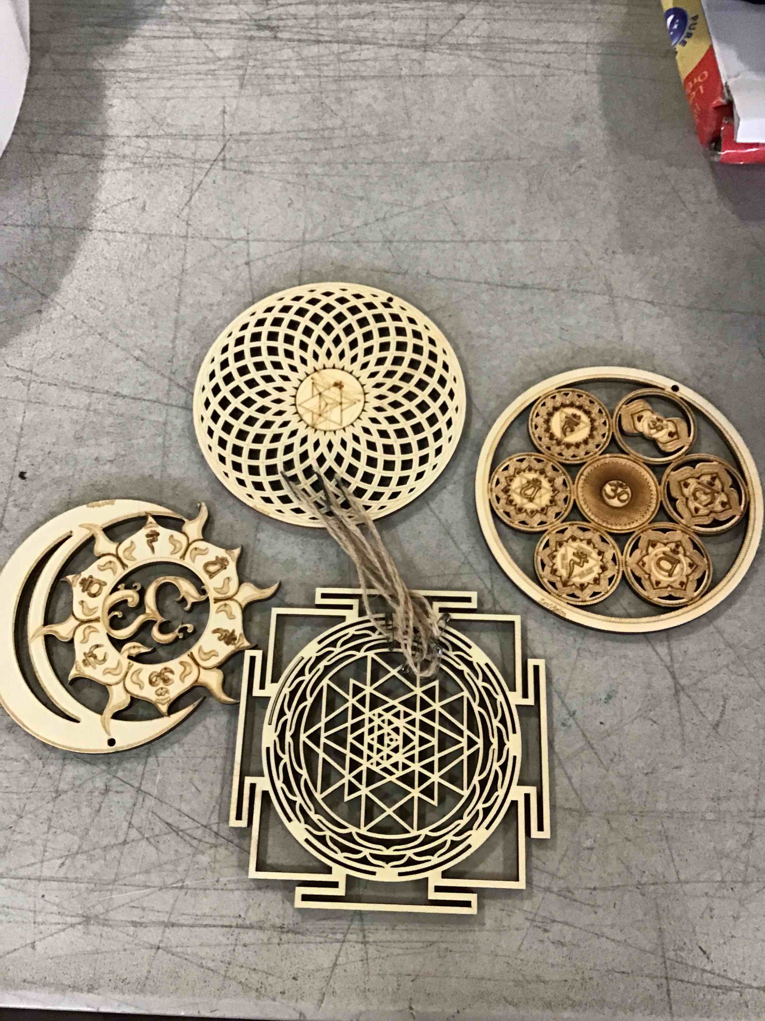 ZenVision wooden carved ornaments 