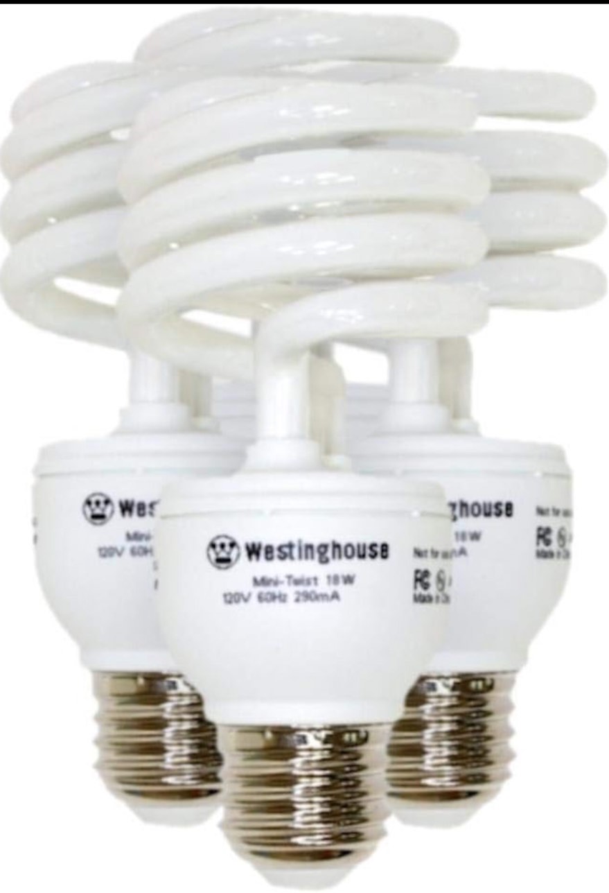 Westinghouse 37952 - 18MINITWIST/35/4PK Twist Medium Screw Base Compact Fluorescent Light Bulb